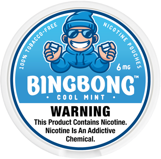 BINGBONG Nicotine Pouches Cool Mint 6mg 20pc / pack