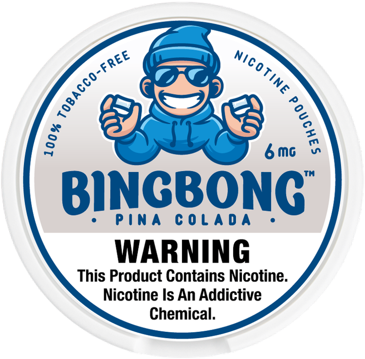 BINGBONG Nicotine Pouches Pina Colada 6mg