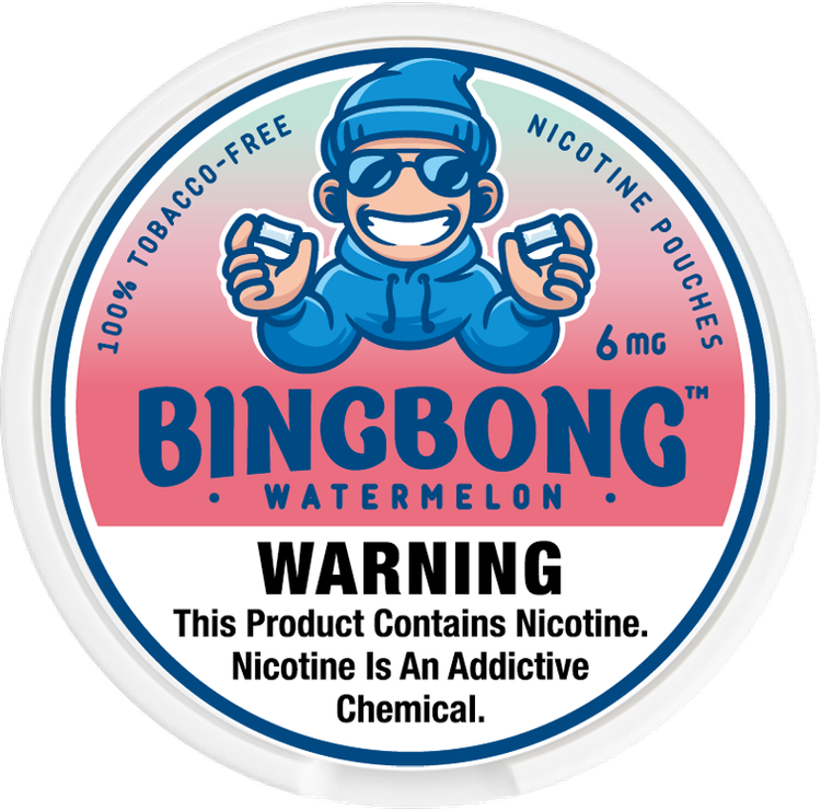 BINGBONG Nicotine Pouches Watermelon 6mg