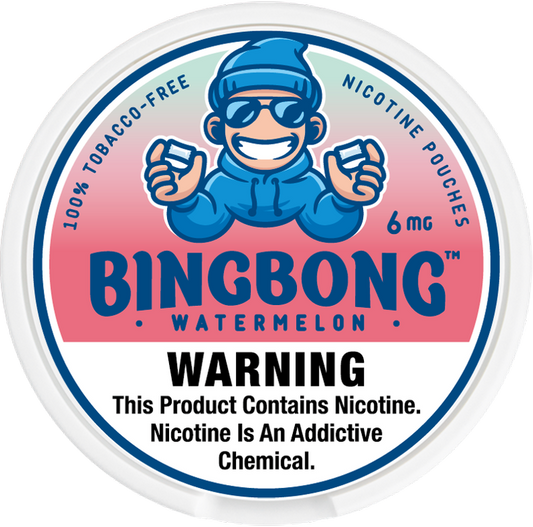 BINGBONG Nicotine Pouches Watermelon 6mg